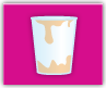 botón vaso